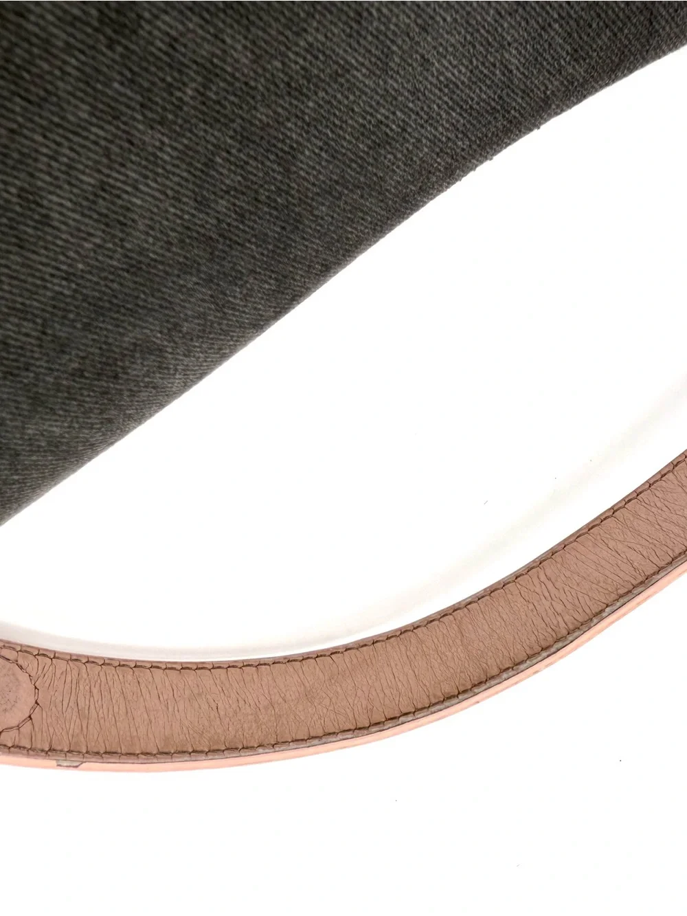 Dior Gray and Pink Galliano Saddle Bag - Picture 9 of 15